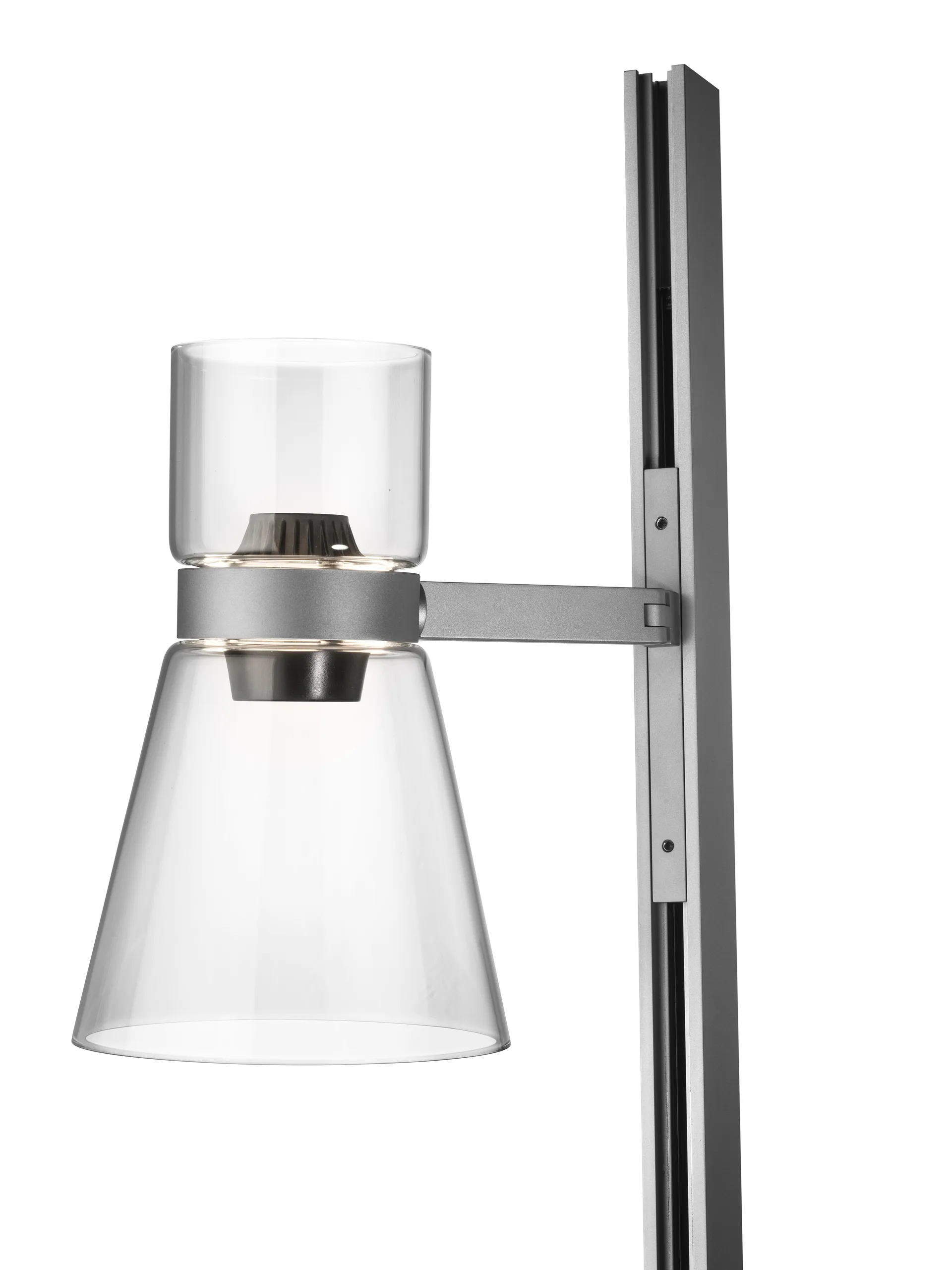 Nocturne FI cone floor lamp - Silver,  Flos