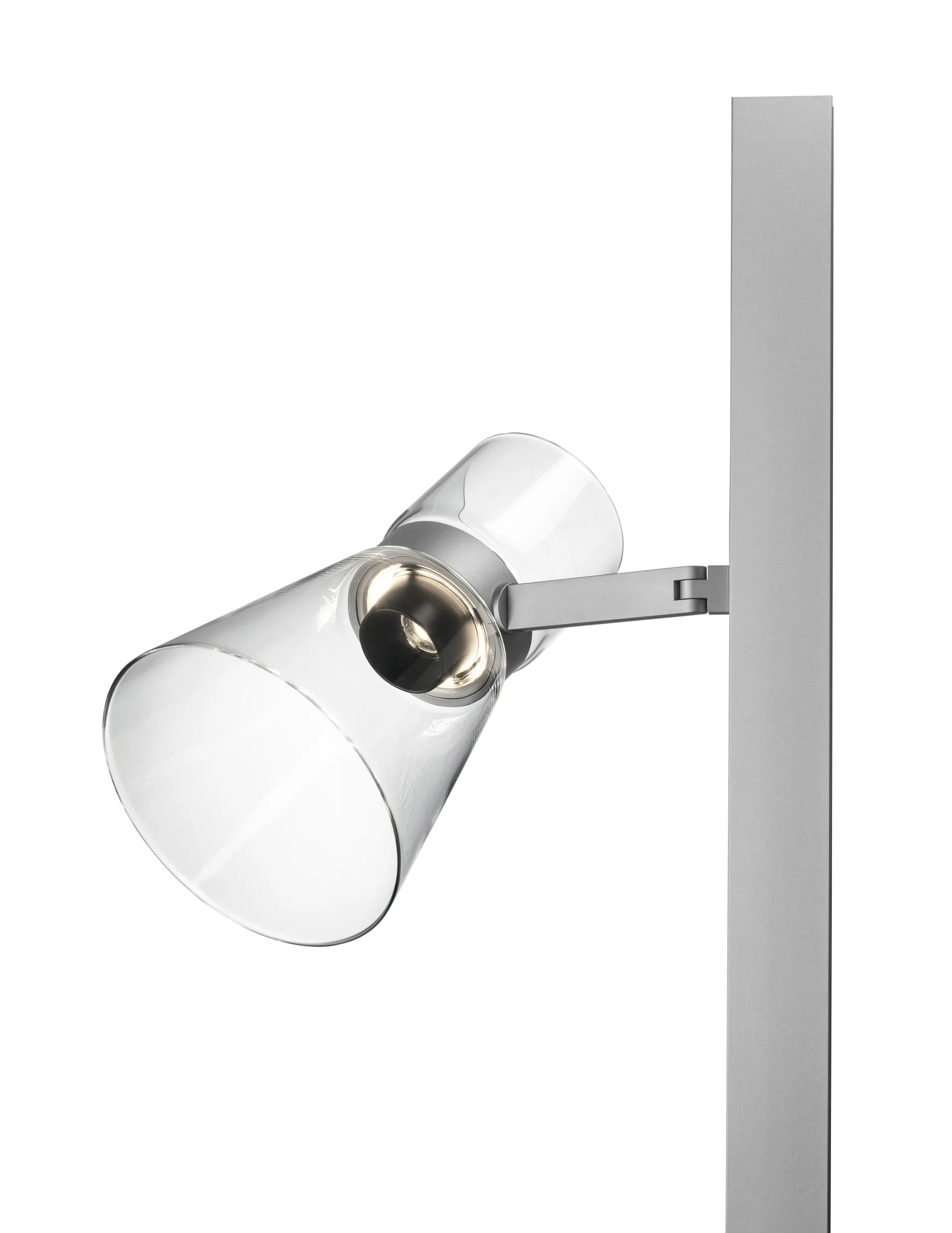 Nocturne FI cone floor lamp - Silver,  Flos