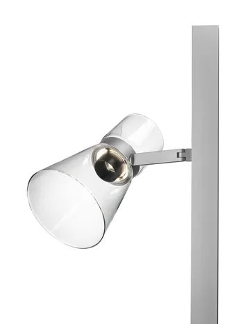 Nocturne FI cone floor lamp - Silver - Flos