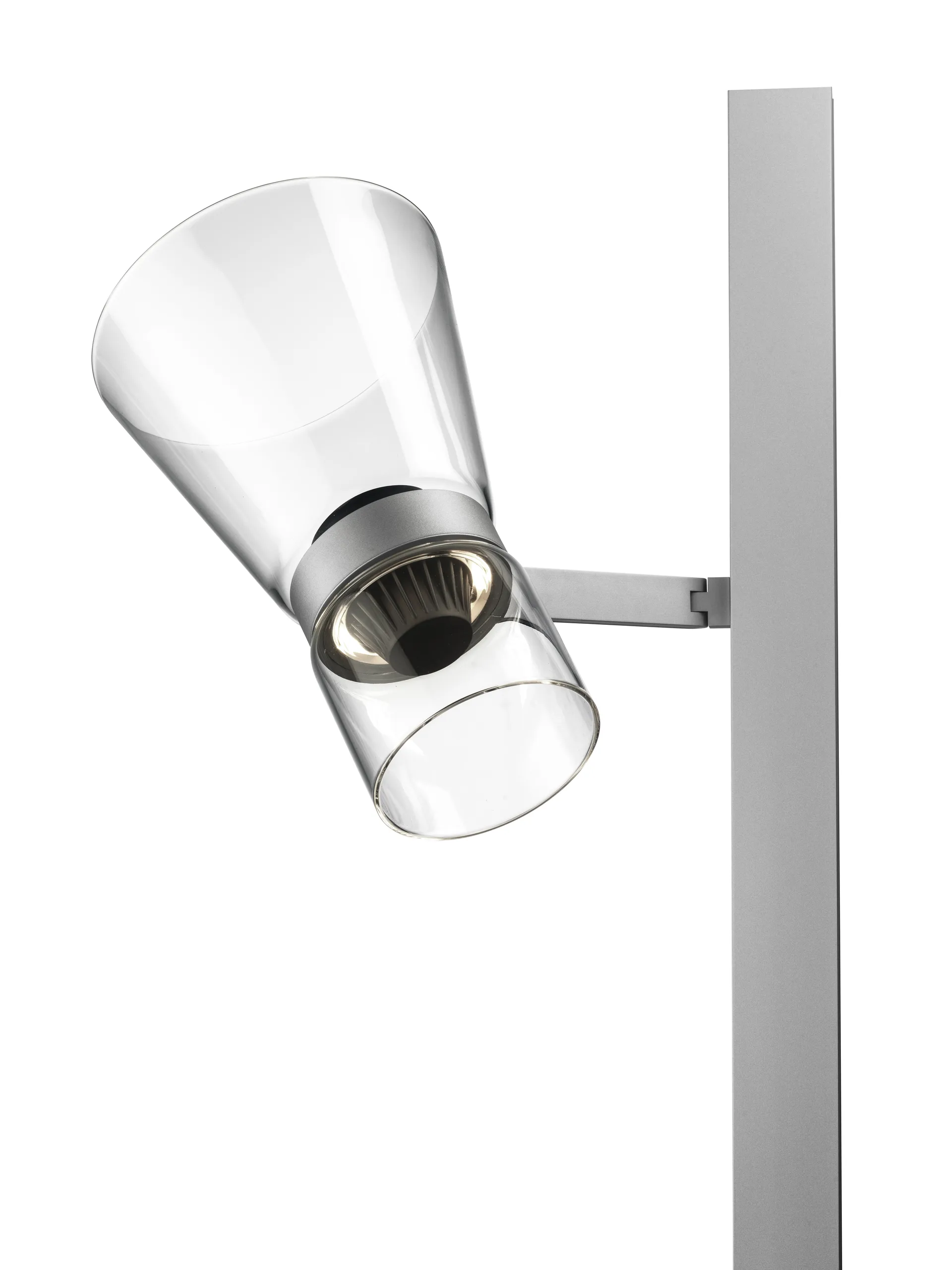 Nocturne FI cone floor lamp - Silver,  Flos