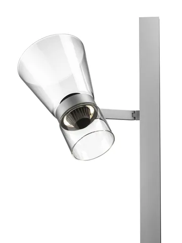 Nocturne FI cone floor lamp - Silver - Flos
