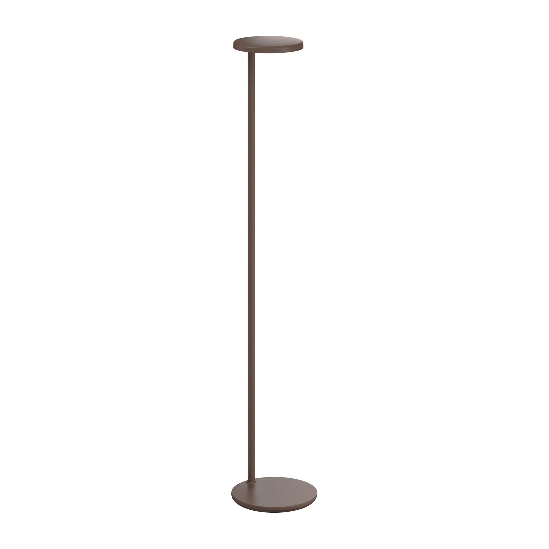 Oblique floor lamp, Matte brown Flos