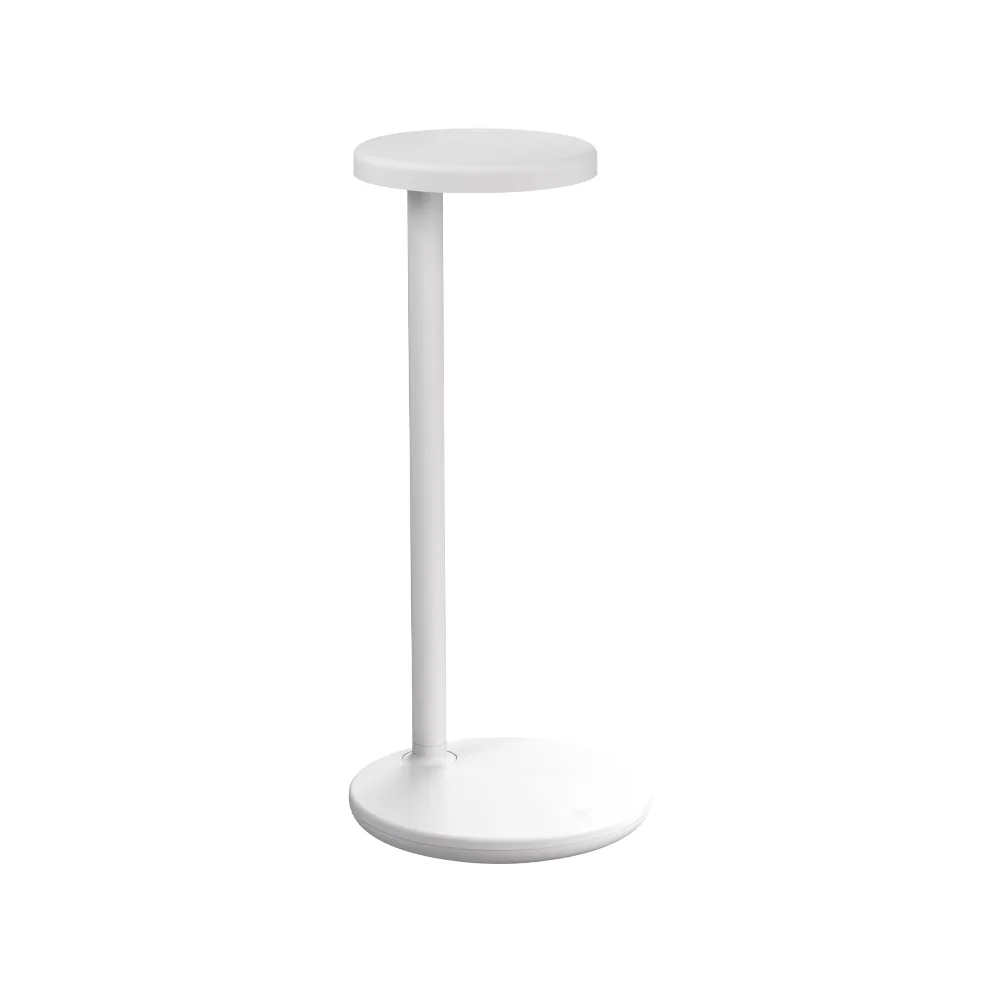 Oblique Qi table lamp, White Flos