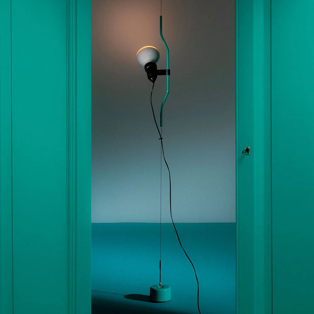Parentesi floor and ceiling lamp, White Flos