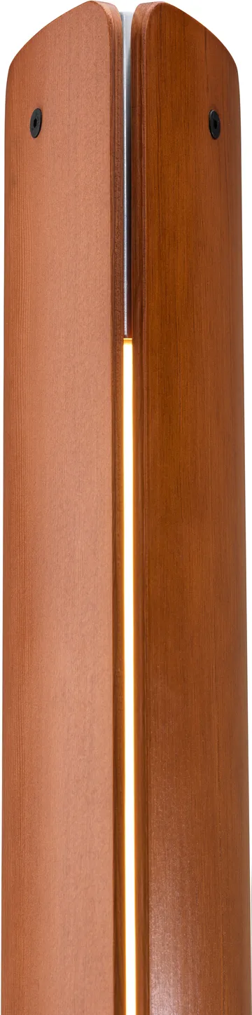 Seki-han floor lamp 226 cm - Heat treated ash-black metal - Flos