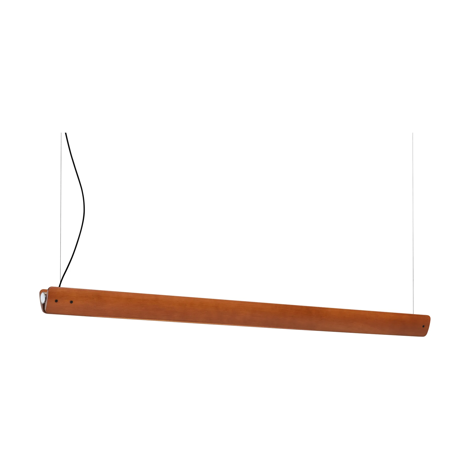 Seki-han pendant 169,2 cm, Heat treated ash-black metal Flos