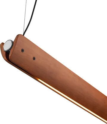 Seki-han pendant 169,2 cm - Heat treated ash-black metal - Flos