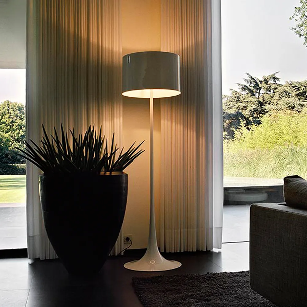 Spun Light F floor lamp, Black Flos