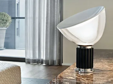 Taccia PMMA table lamp - Black LED - Flos