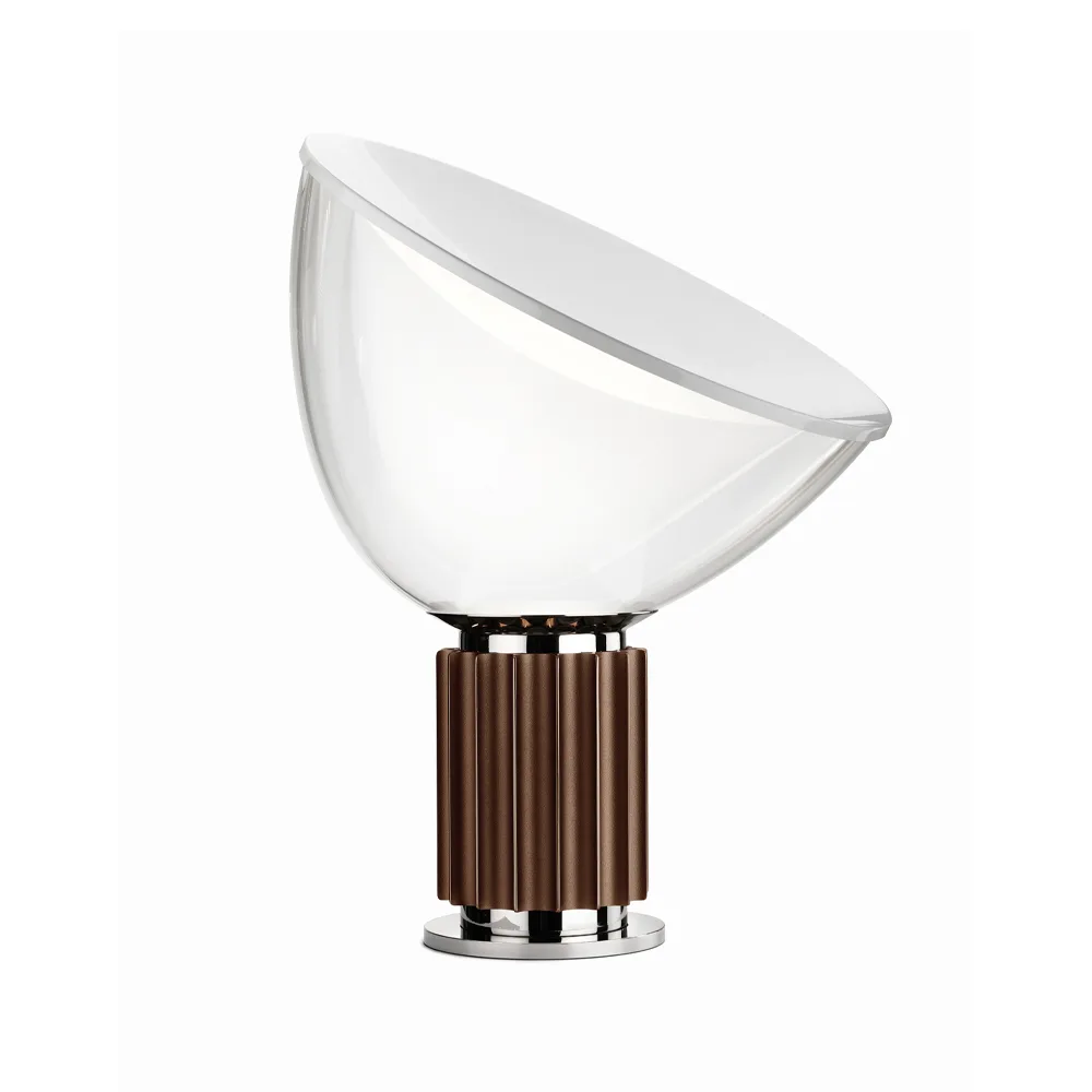 Taccia PMMA table lamp, Bronze, LED Flos