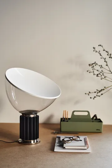 Taccia Small table lamp LED 48.5 cm - Black-glass dome - Flos