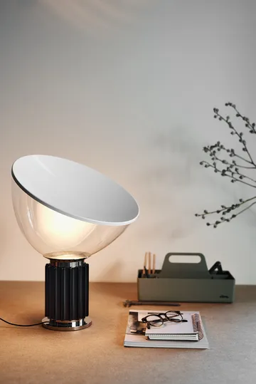 Taccia Small table lamp LED 48.5 cm - Black-glass dome - Flos
