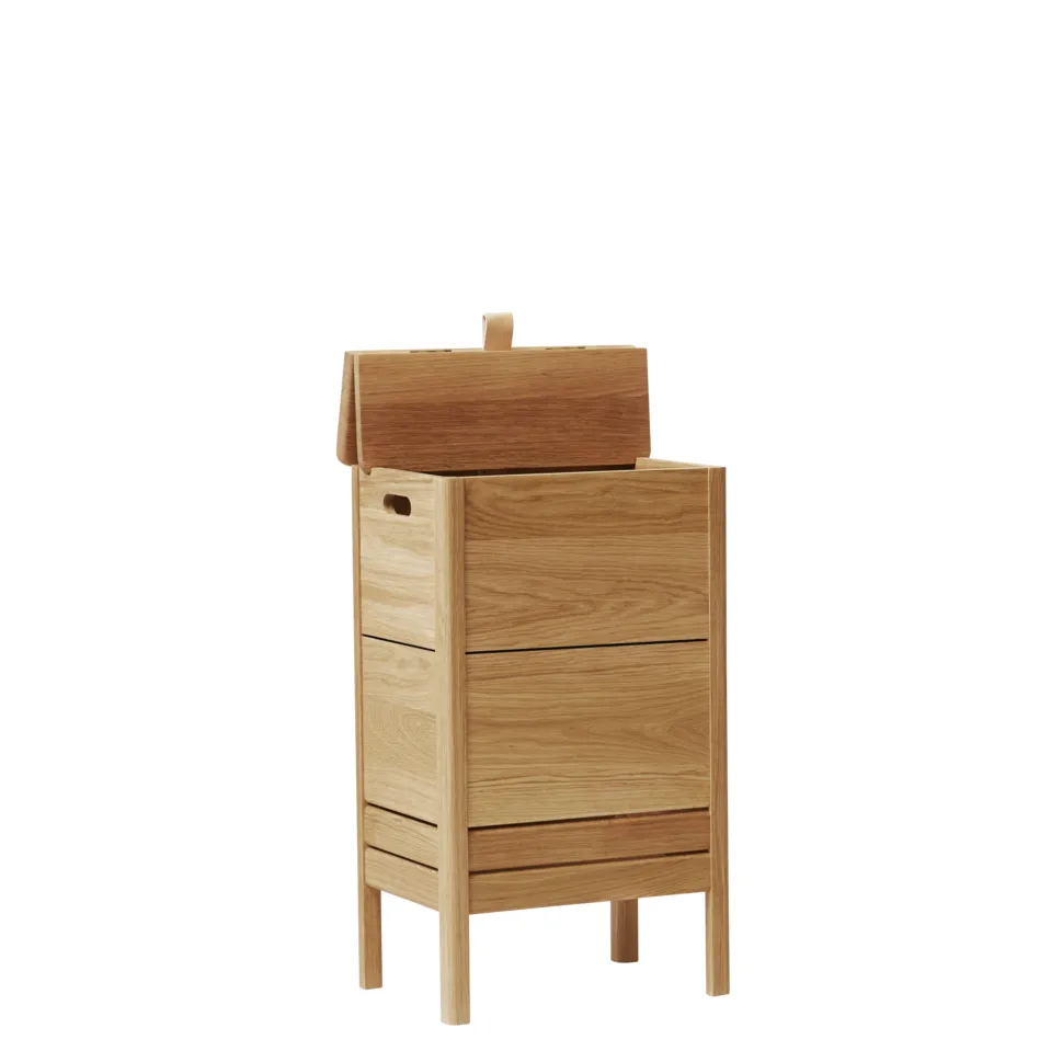 A Line laundry basket, Oak Form & Refine