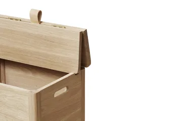 A Line laundry basket - White oak - Form & Refine