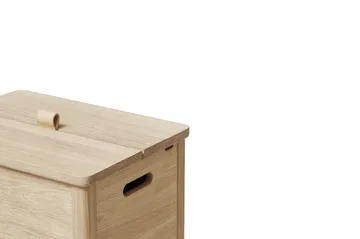 A Line laundry basket - White oak - Form & Refine