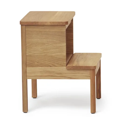 A line step stool, Oak Form & Refine