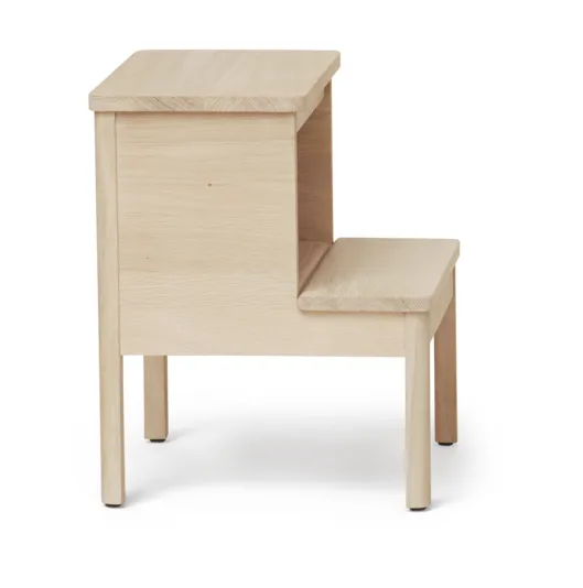 A line step stool, White oak Form & Refine
