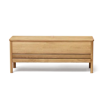 A Line storage bench 111 cm - Oak - Form & Refine