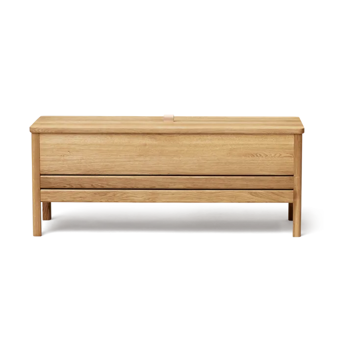 A Line storage bench 111 cm - Oak - Form & Refine