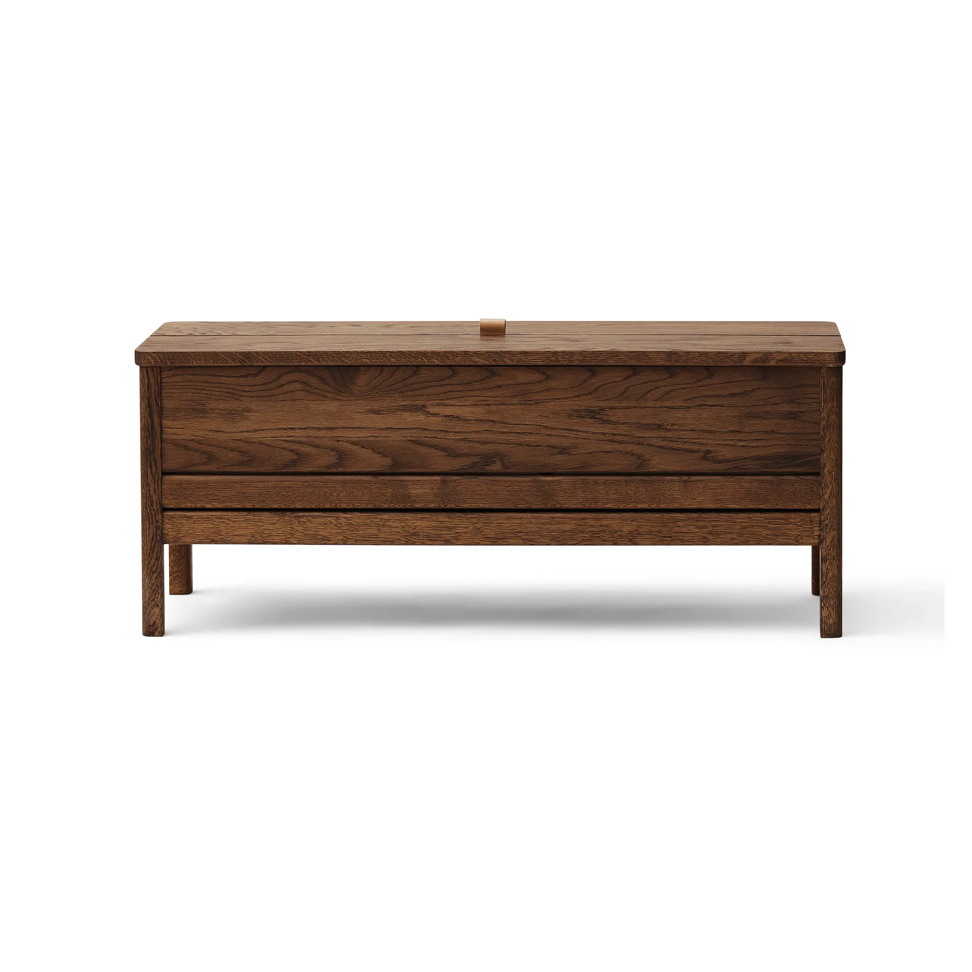 A Line storage bench 111 cm, Smoked oak Form & Refine
