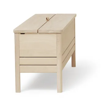 A Line storage bench 111 cm - White oak - Form & Refine