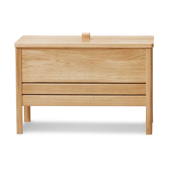 A Line storage bench 68 cm, Oak Form & Refine