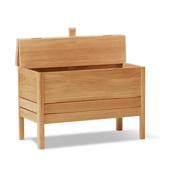 A Line storage bench 68 cm - Oak - Form & Refine