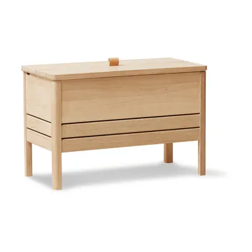 A Line storage bench 68 cm - Oiled oak - Form & Refine