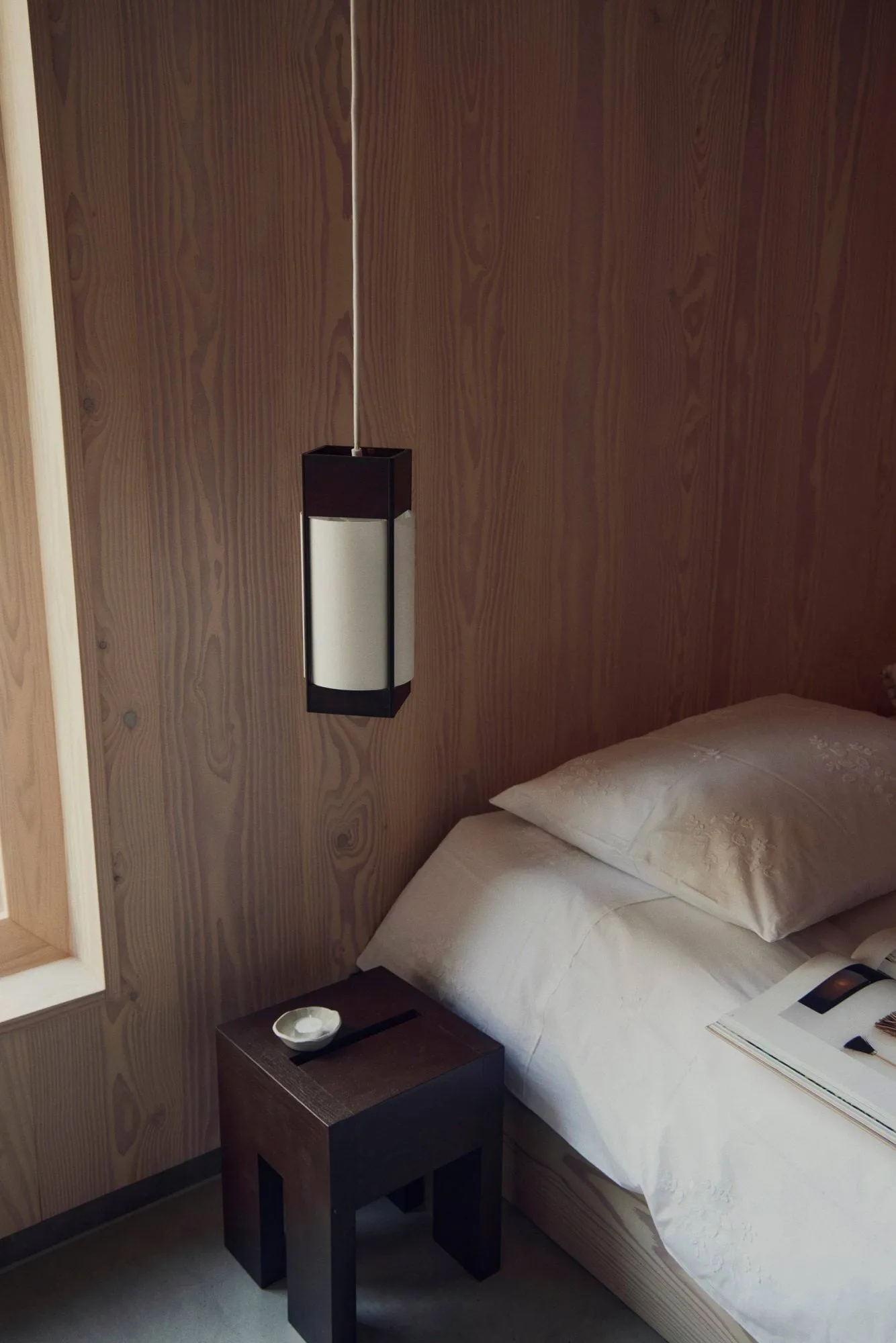 Andon pendant lamp, Ash, small Form & Refine