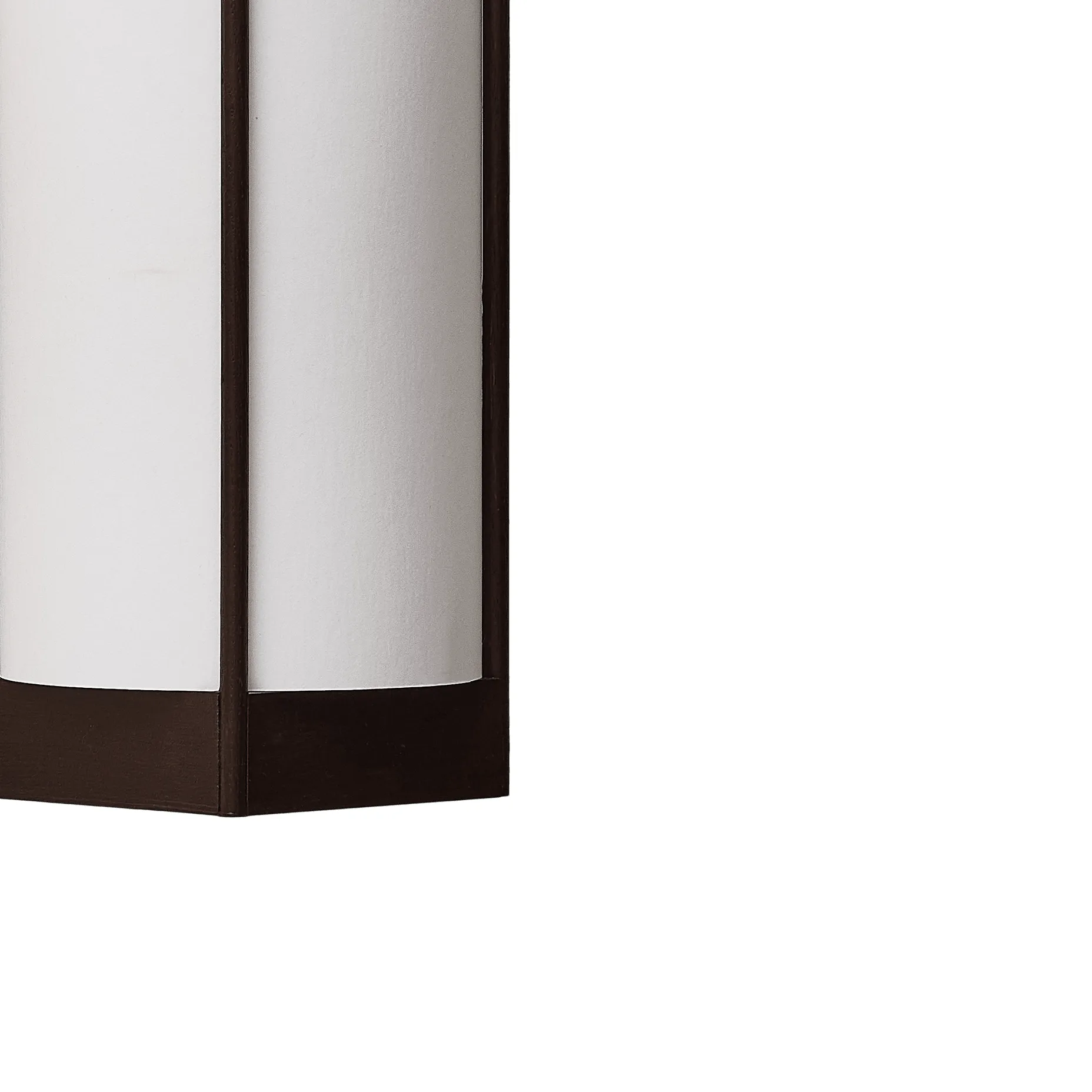 Andon pendant lamp, Dark brown ash, small Form & Refine