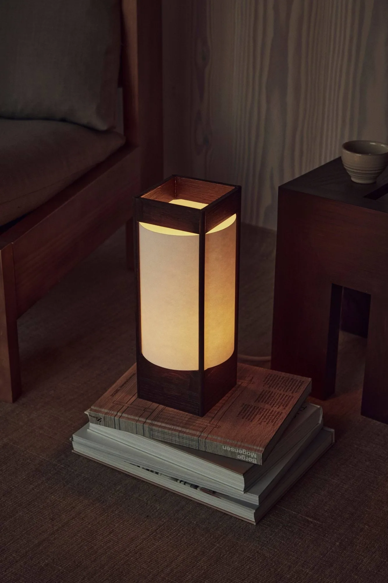 Andon table lamp, Ash, 32 cm Form & Refine