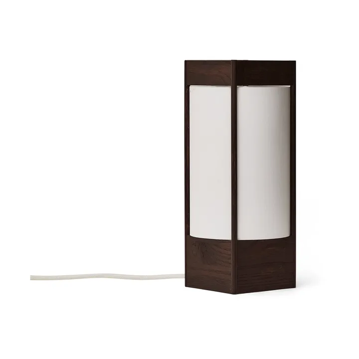 Andon table lamp - Dark brown ash, 32 cm - Form & Refine