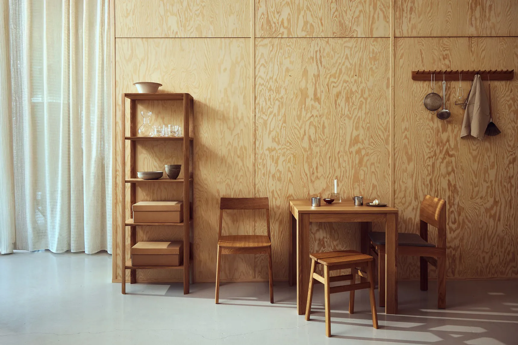 Angle chair foldable, Oak Form & Refine