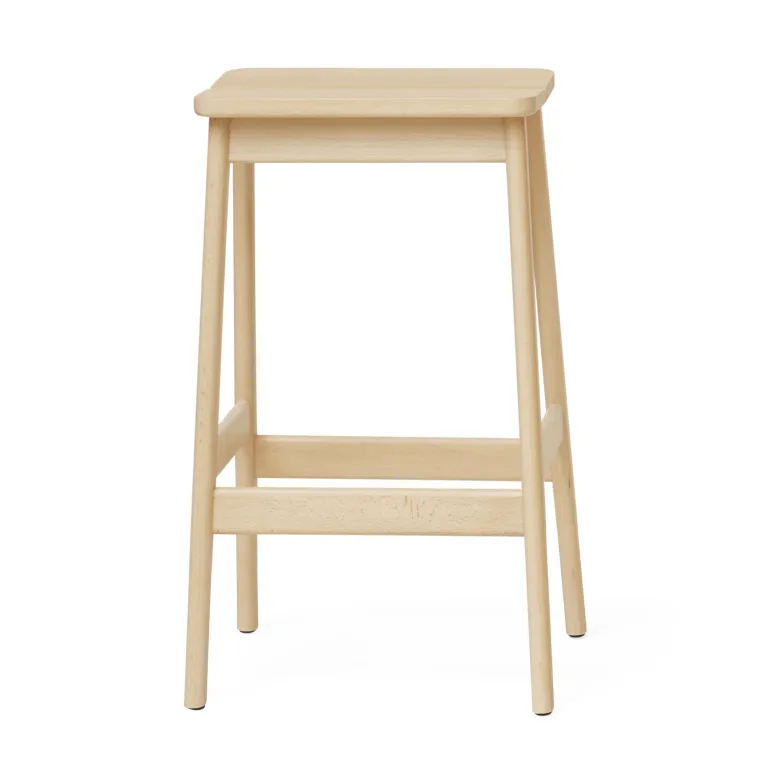 Angle Standard bar stool 65 cm, Beech Form & Refine