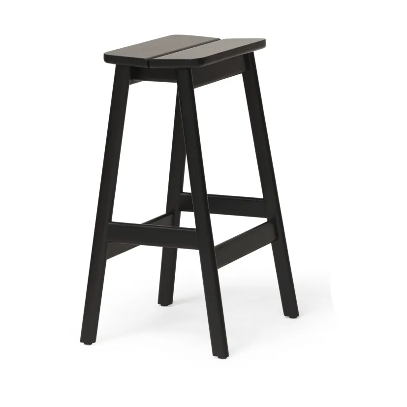 Angle Standard bar stool 65 cm, Black Form & Refine