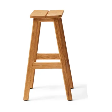 Angle Standard bar stool 65 cm - Oak - Form & Refine