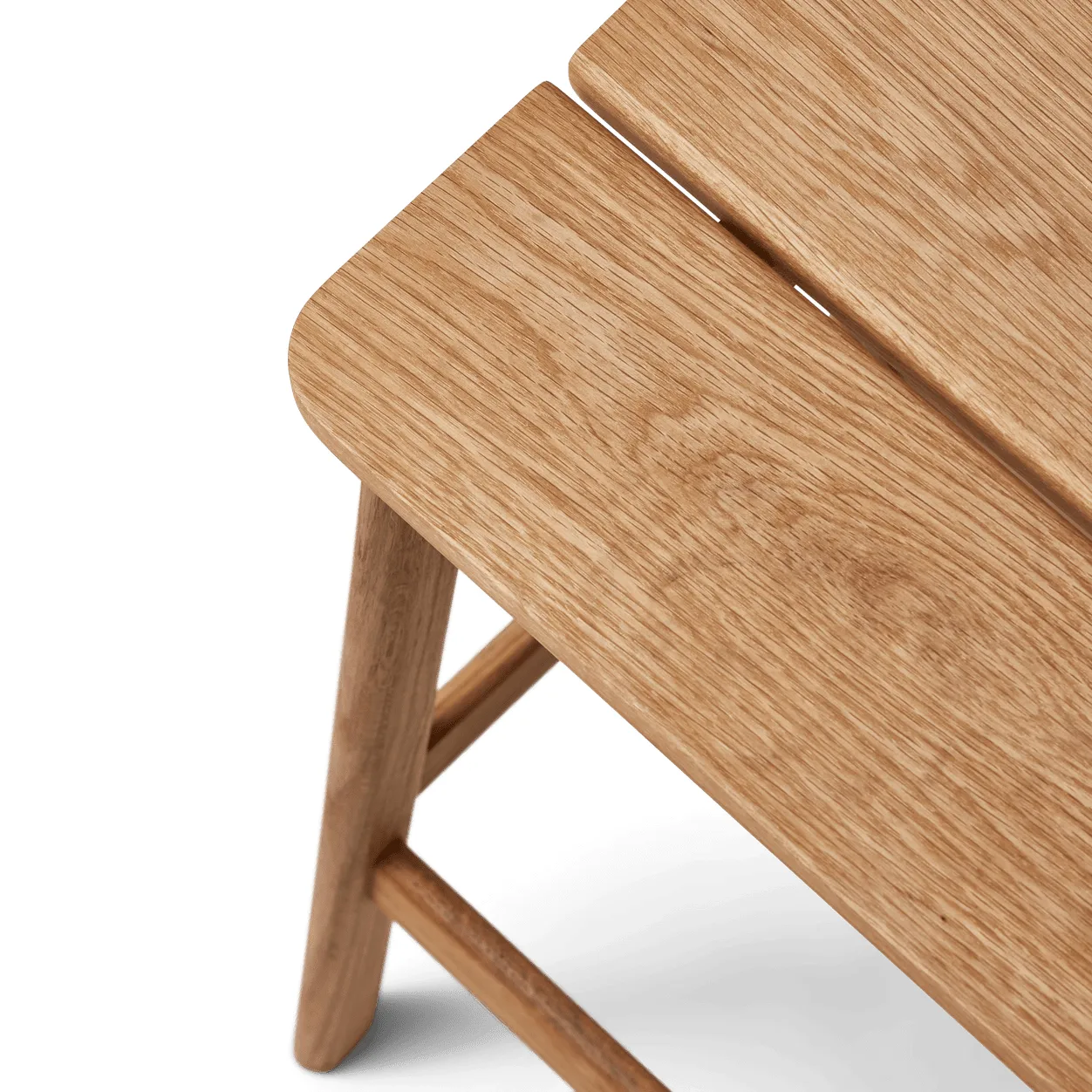 Angle Standard bar stool 65 cm, Oak Form & Refine