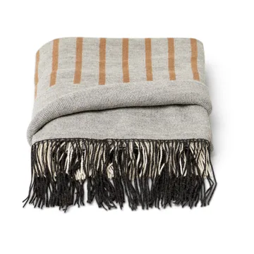 Aymara blanket 130x190 cm - Pattern grey - Form & Refine