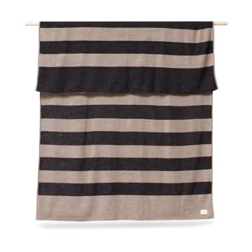 Aymara blanket 130x190 cm - Ribbon Beige-black - Form & Refine
