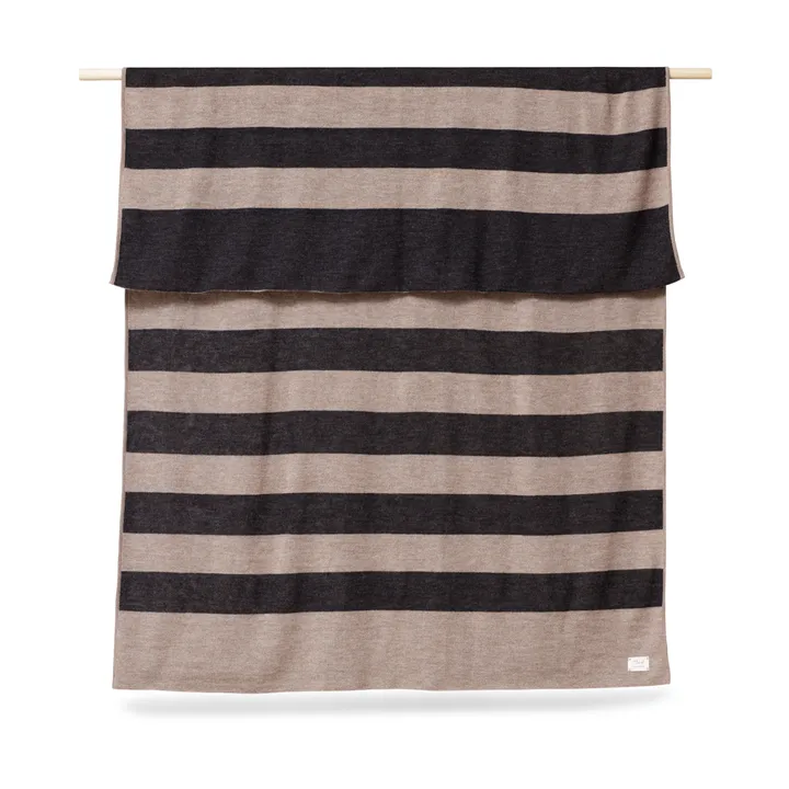 Aymara blanket 130x190 cm - Ribbon Beige-black - Form & Refine