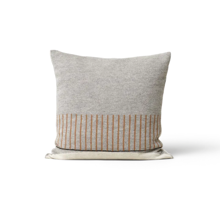 Aymara cushion 52x52 cm - Pattern grey - Form & Refine