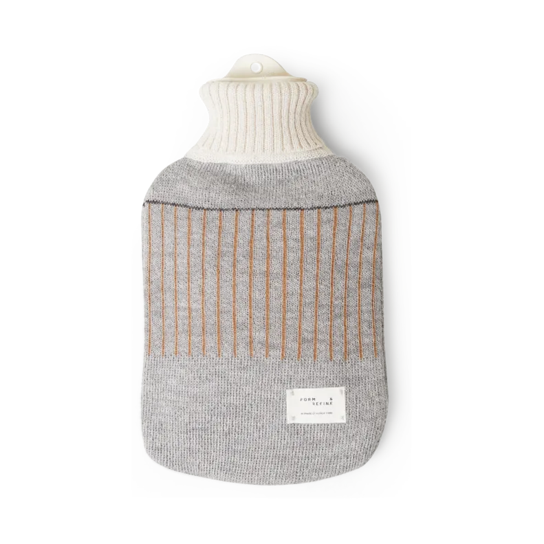 Aymara hot water bottle, Pattern grey Form & Refine
