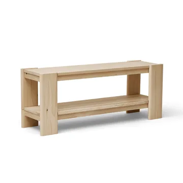 Beam bench - Pinewood, 112 cm - Form & Refine