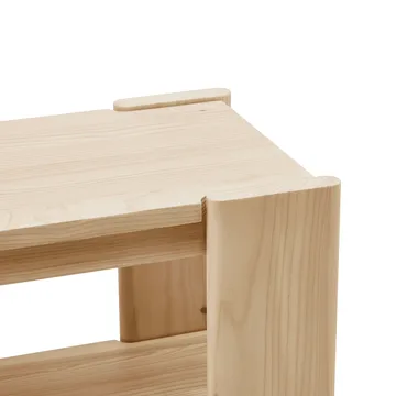 Beam bench - Pinewood, 112 cm - Form & Refine