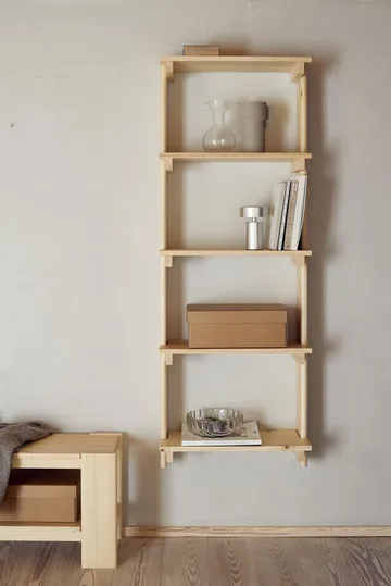 Beam bench - Pinewood, 112 cm - Form & Refine