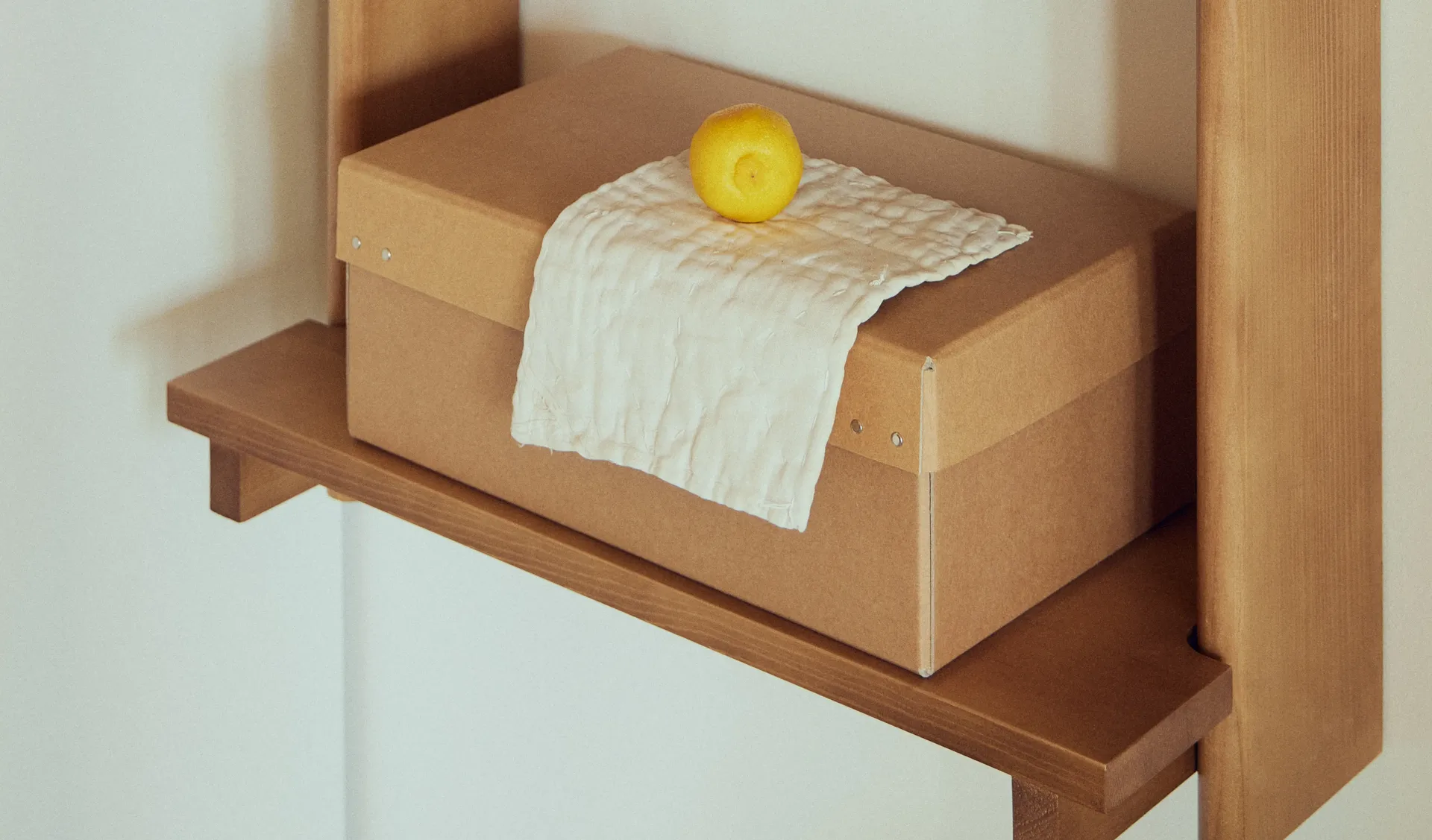 Beam Shelf wall shelf, Deep brown pine, 60x90.5x25 cm Form & Refine