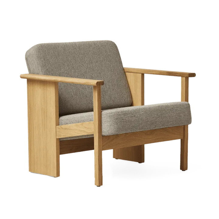 Block lounge chair - Oak-Hallingdal 65-0227 - Form & Refine