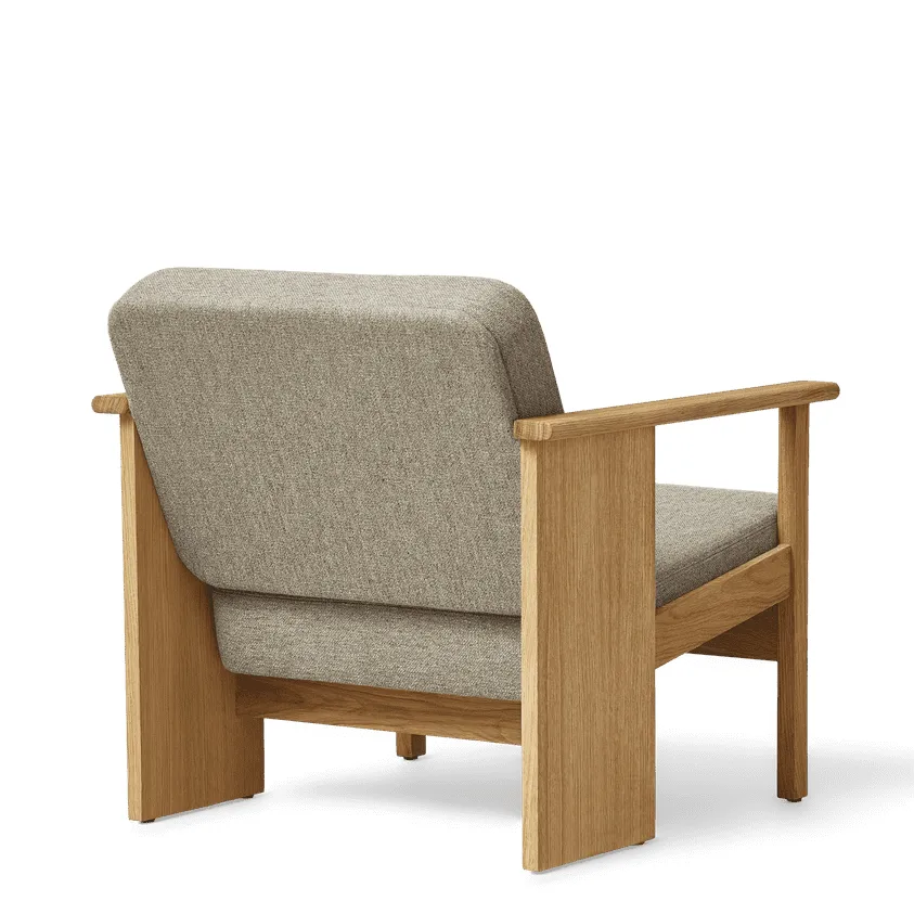 Block lounge chair, Oak-Hallingdal 65-0227 Form & Refine