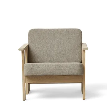 Block lounge chair - White oak-Hallingdal 65-0227 - Form & Refine