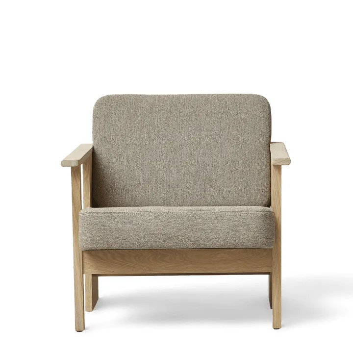 Block lounge chair - White oak-Hallingdal 65-0227 - Form & Refine